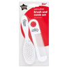 Tommee Tippee Newborn Baby Infant Care Hair Brush &amp; Comb Set 0m+